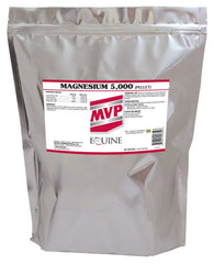 MVP Magnesium 5000: envase de gránulos, fácil de dosificar para caballos.