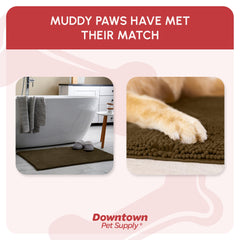 My Doggy Place Mud Mat a prueba de mordidas con costuras dobles para uso duradero