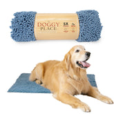 Alfombrilla My Doggy Place para lodo, absorbe agua y mantiene el suelo limpio.