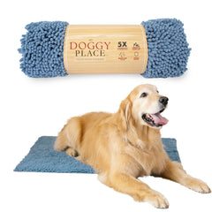 Alfombrilla My Doggy Place para lodo, absorbe agua y mantiene el suelo limpio.