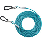MYAXBD cable para perros grandes 50 pies en exterior, libertad segura para paseos