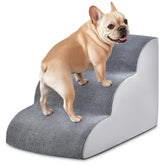 myaxbd escalera para perros de 3 pasos, ideal para subir a la cama con seguridad.