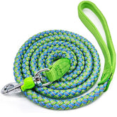 Mycicy correa para perros con reflectivo, 1/2 pulgada, 6 pies, en verde.