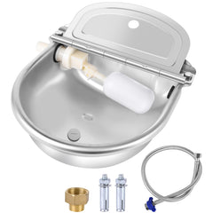 MYFAMIREA bebedero automático de acero inoxidable, duradero para granja