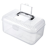 MyGift Reptile Carrier terrario frontal transparente para observar criaturas con claridad.