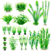 Plantas artificiales MyLifeUNIT para acuario: aspecto verde natural y refugio seguro para peces.