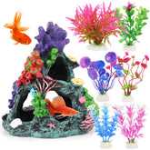MyLifeUNIT set de plantas para acuario 7 piezas, realza el paisaje natural.