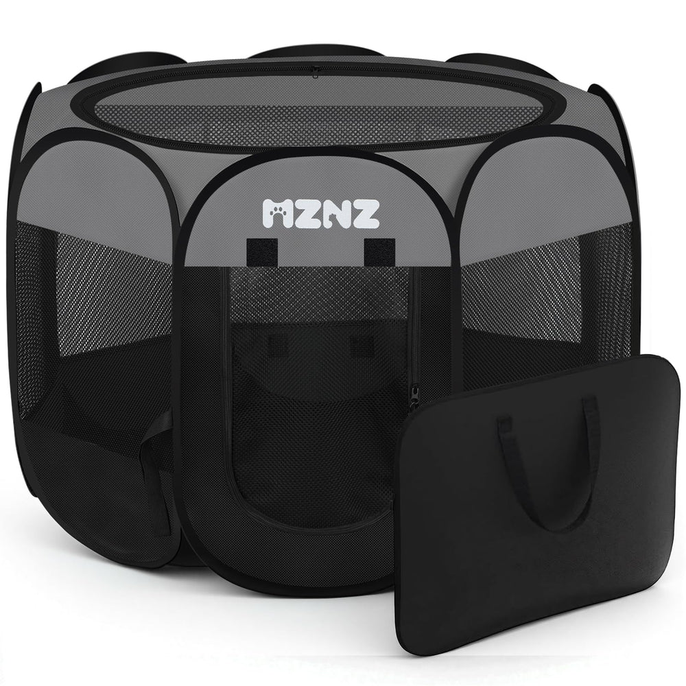 MZNZ corral de juego para perros y gatos, ventilado y seguro.