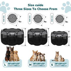 MZNZ jaula para mascotas, plegable y portátil para viajar.