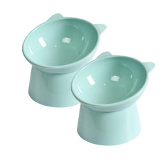 NABOKIO tazón para gatos inclinada facilita comer sin desbordes.