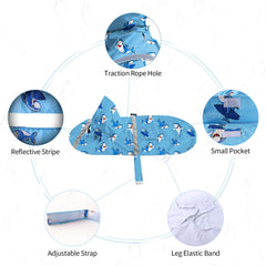NACOCO capa para perro con correa abdominal ajustable y correas elásticas para ajuste cómodo