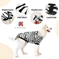 NACOCO diseño tigre blanco para perro, añade estilo y calidez en temporadas frías.