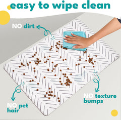 Nalalas diseño moderno, tapete de alimentación que complementa la decoración.