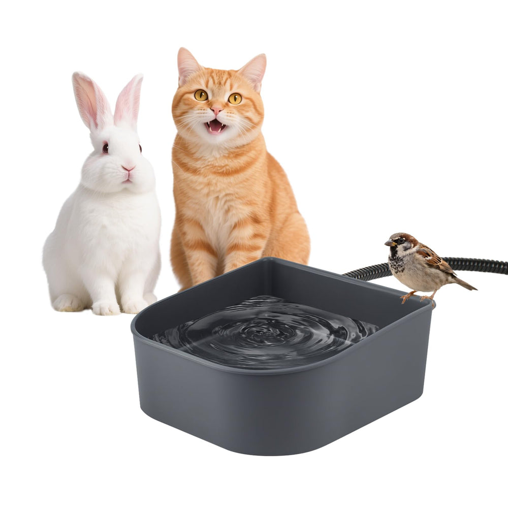 NAMSAN cuenco de agua caliente para gatos 1 L, uso interior o exterior.