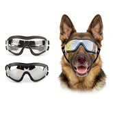 Gafas NAMSAN para perros con lentes claros protegen contra el viento.