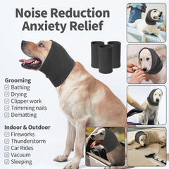 Nanaki capucha para orejas cubre orejas del perro con protección auditiva suave.