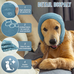 Nanaki protección de ruido para perros atenúa estímulos auditivos en fuegos.