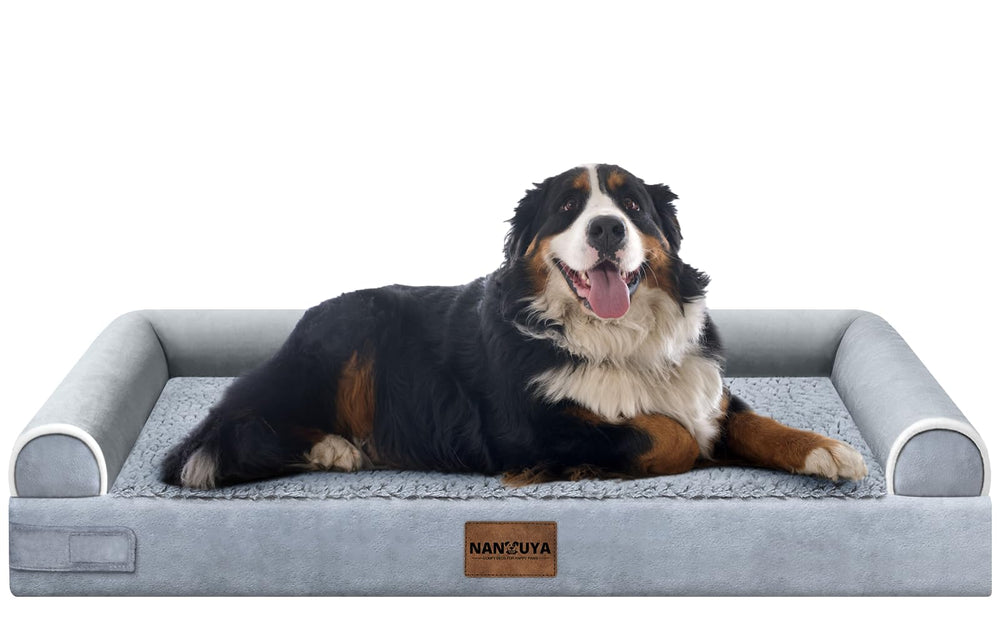 Nanunya cama ortopédica para perro grande con espuma huevo y confort superior
