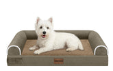NANUYA cama para perro mediano con funda extraíble para lavado fácil.