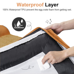 Funda desmontable NANUYA: lavable a máquina para limpieza rápida.