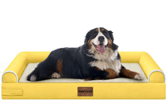 Cama NANUYA para perros gigantes con cubierta desmontable para limpieza fácil