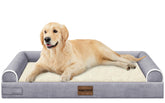 Cama NANUYA para perros grandes con superficie 26x22, descanso cómodo.