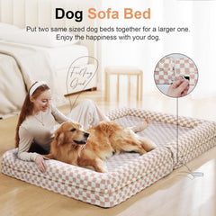 NANUYA cama-perro-grande-borde-3-lados brinda apoyo para cabeza y cuello.