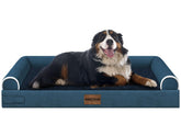 NANUYA cama para perros grandes con espuma alveolar de 3 pulgadas para soporte cómodo