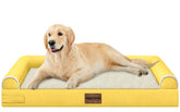 Cama NANUYA para perros grandes con espuma en panales y soporte cómodo.