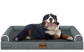 Cama NANUYA para perro grande con espuma tipo panal, soporte cómodo para descanso.