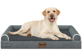 Cama NANUYA para perro grande con soporte ortopédico y espuma de panal.