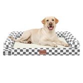 NANUYA cama perro grande con espuma forma huevo, soporte para articulaciones y descanso cómodo