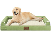 Cama NANUYA para perro grande con espuma panal distribuye el peso para mayor confort.