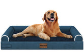 NANUYA cama para perro grande, ortopédica y lavable, con soporte para articulaciones.