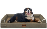 Cama NANUYA para perro grande con superficie velvet suave para descanso cómodo