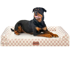 NANUYA cama-perro-grande-ortopedica ofrece soporte cómodo durante la noche.