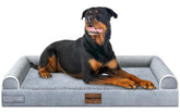 NANUYA cama para perro grande, superficie de terciopelo resistente al agua para mayor confort