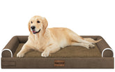 NANUYA cama ortopédica para perros grandes con espuma panales y soporte cómodo.