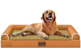 NANUYA cama para perros grandes con espuma en panales distribuye el peso para mayor comodidad
