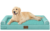 Cama ortopédica NANUYA para perros grandes con espuma tipo huevo para soporte cómodo.