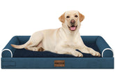 Cama NANUYA para perros grandes con espuma tipo panal, soporte ortopédico