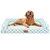 NANUYA cama para perros grandes con espuma panal de 3 pulgadas para soporte ortopédico