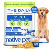 Native Pet vitaminas para perros con ingredientes clave para el bienestar general