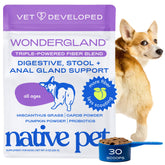 Native Pet WonderGland granulos-anal favorece la expresión anal y la digestión diaria