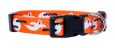 Native Pup collar calavera para Halloween, estilo atrevido y ajuste cómodo.