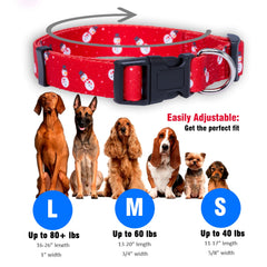Native Pup collar navidad con muñeco de nieve, diseño único