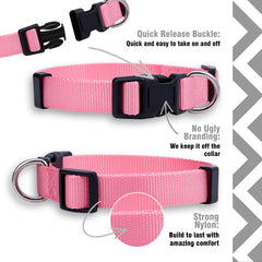 Collar nylon Native Pup con cierre de liberación rápida.