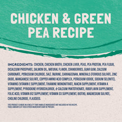 Natural Balance, lata caldo de pollo y guisantes, sabor agradable para gatos adultos