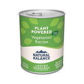 Natural Balance lata perro vegetariano basadas en plantas: nutrición completa sin carne.