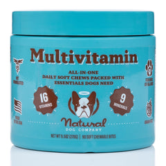 Natural Dog Company impulso inmunológico en cada gominita con antioxidantes